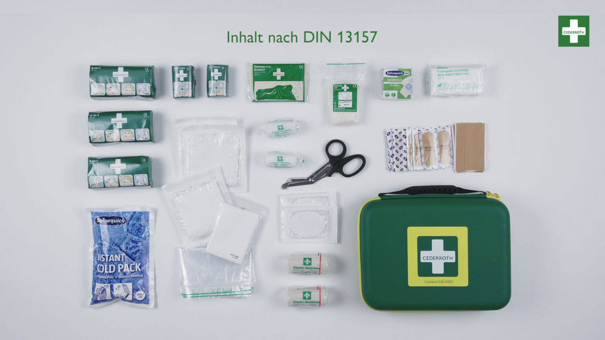 Anleitungsfilm zu Cederroth First Aid Kit Large