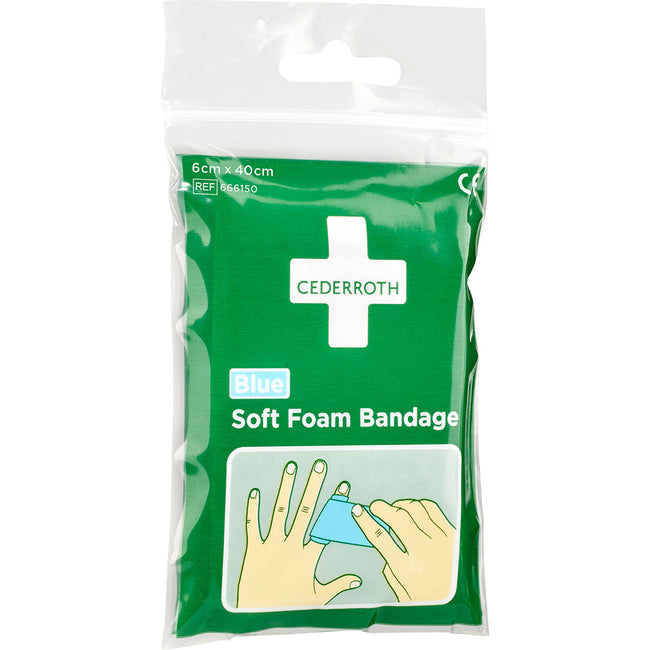 Soft Foam Bandage Blue – Pocket size